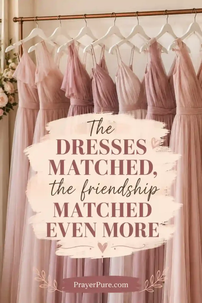 Bridesmaid Dress Photo Captions