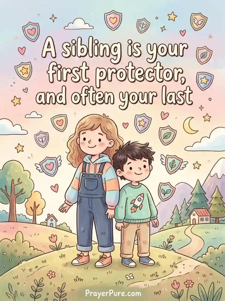 Brother and Sister Quotes About Protection