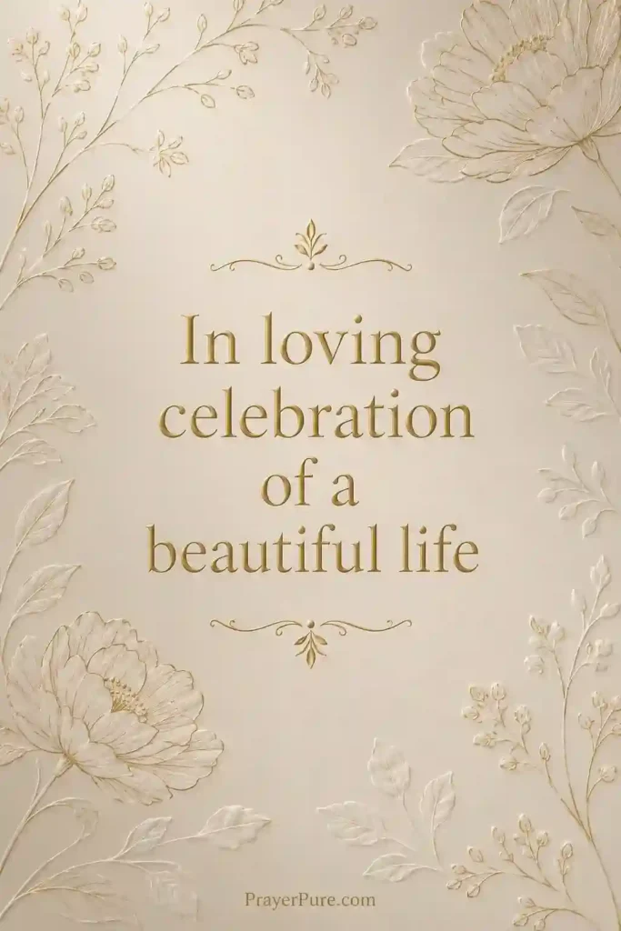 Celebration of Life Quotes About Cherished Memories