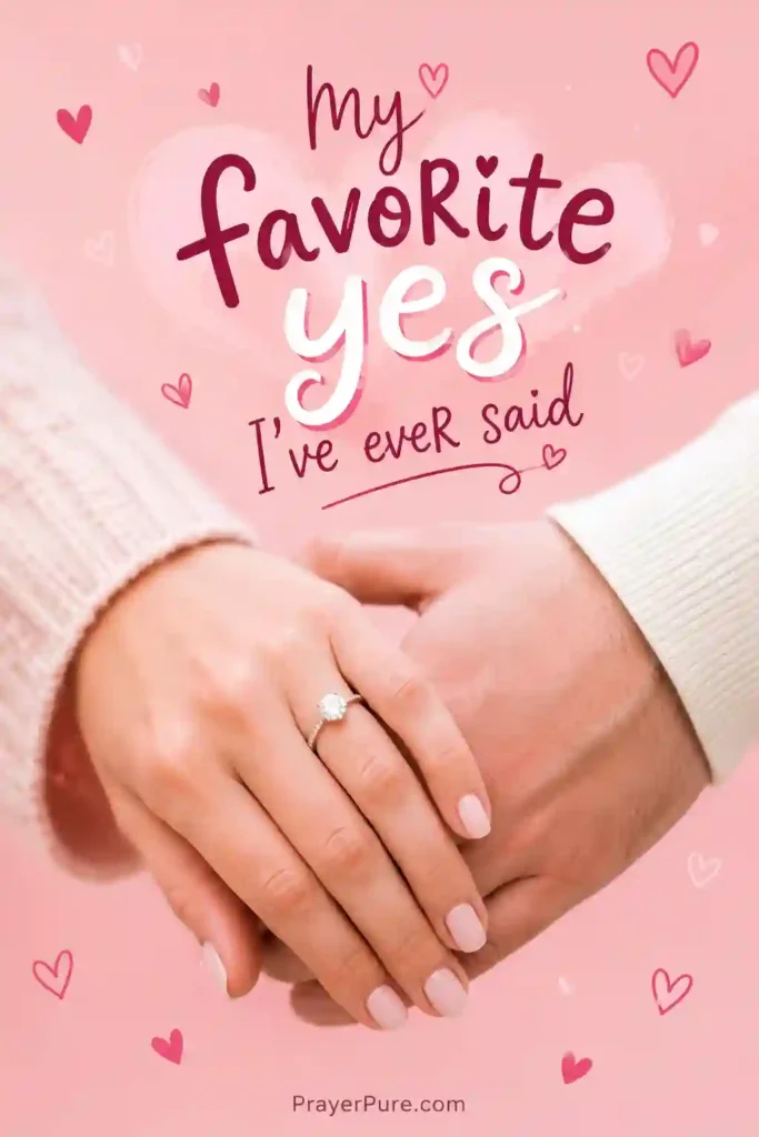 Cute Engagement Announcement Captions