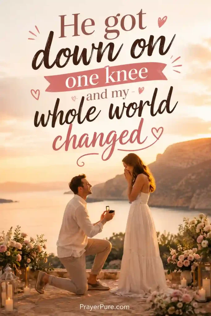 Engagement Announcement Captions About the Proposal