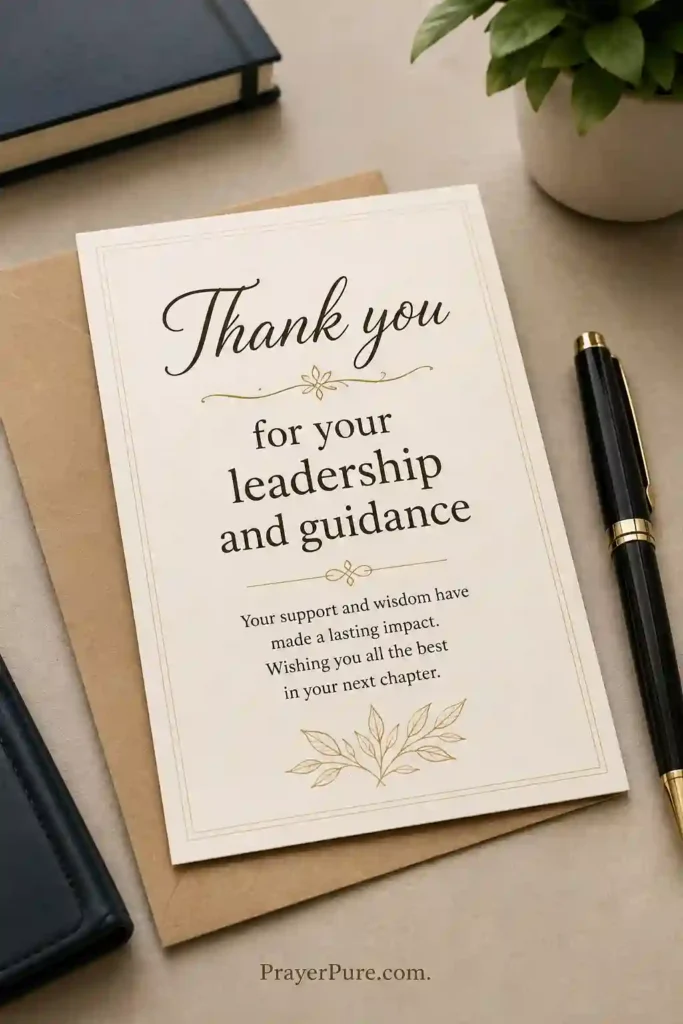 Farewell Messages for a Boss or Manager