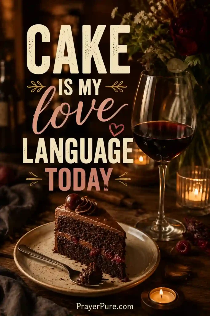 Funny Birthday Quotes About Cake and Wine