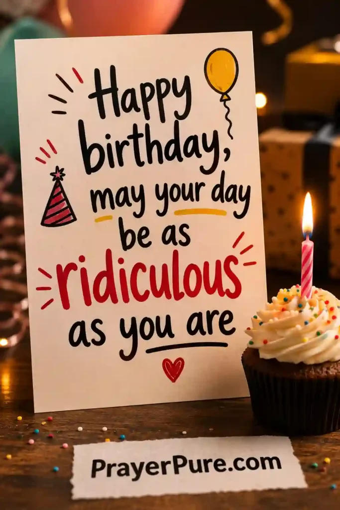 Funny Birthday Sayings for Cards