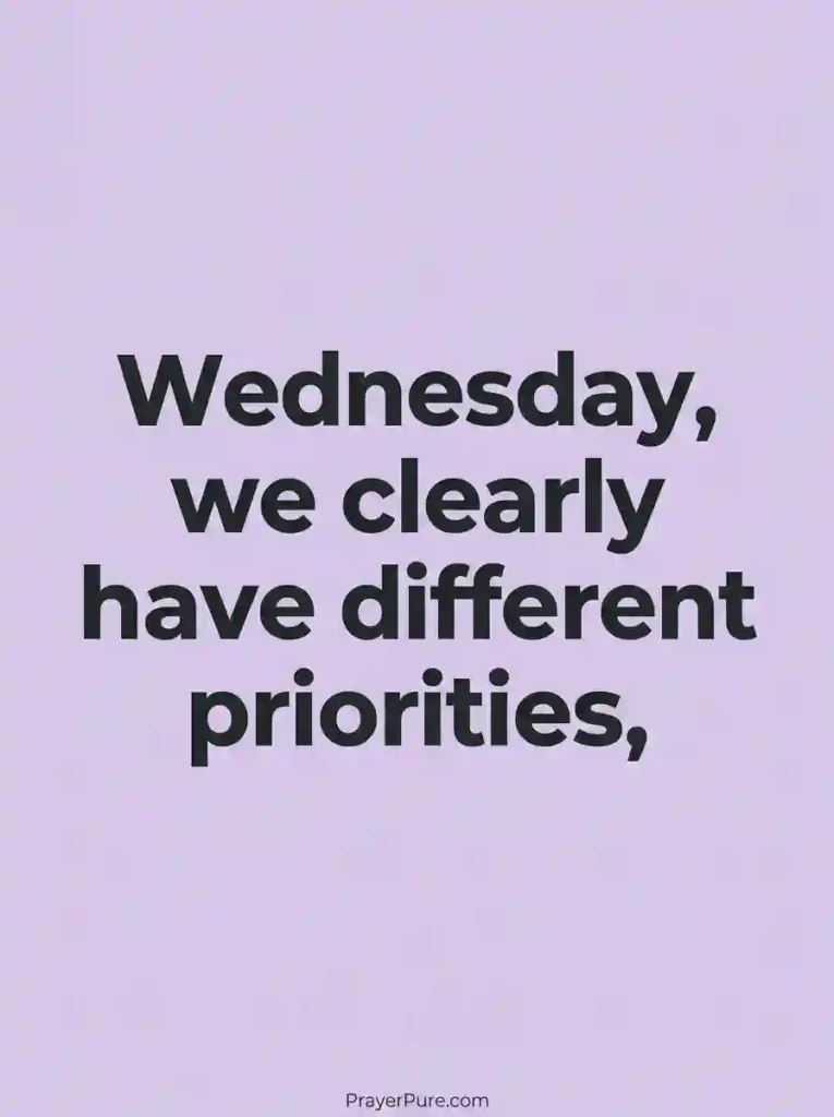 Funny Sarcastic Wednesday Quotes