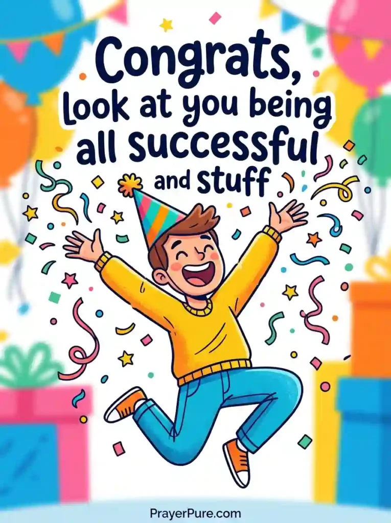 Funny Short Congratulations Messages
