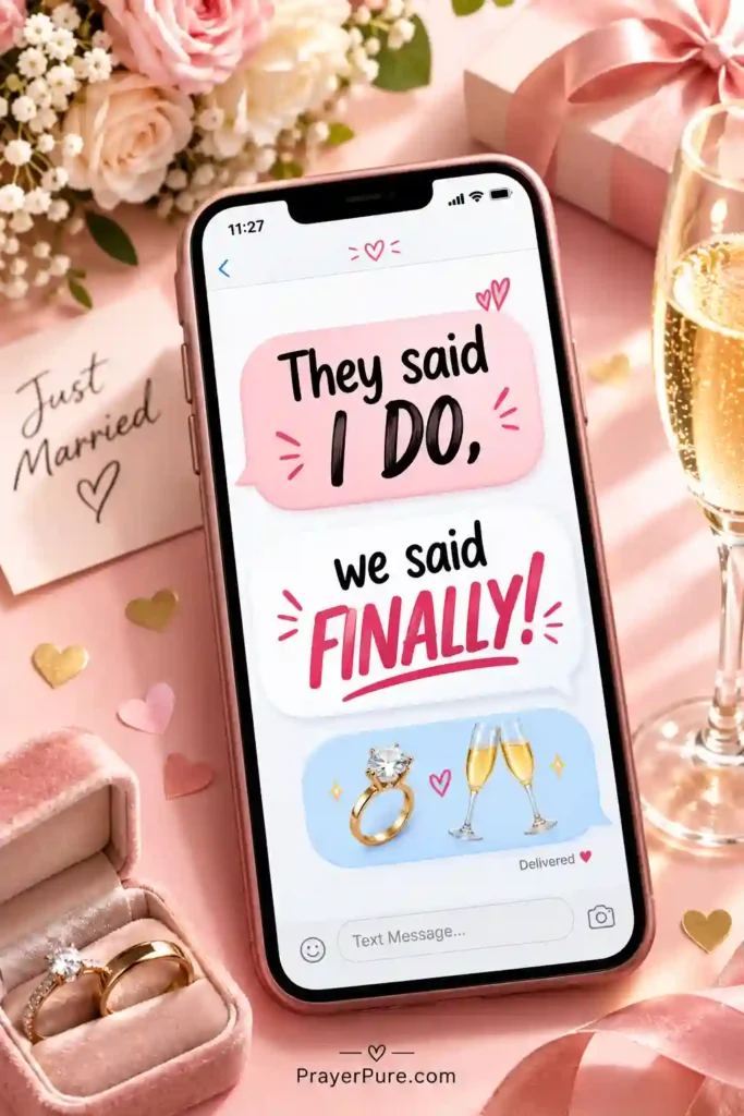Funny Wedding Captions for Social Media