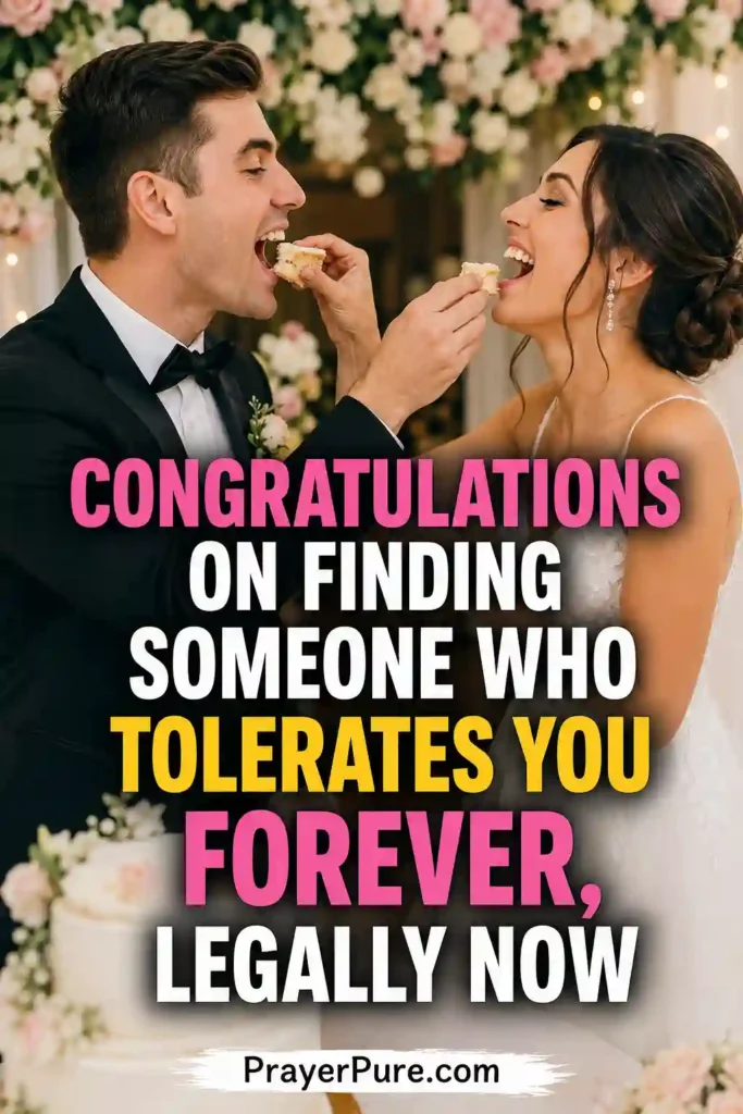 Funny Wedding Card Messages