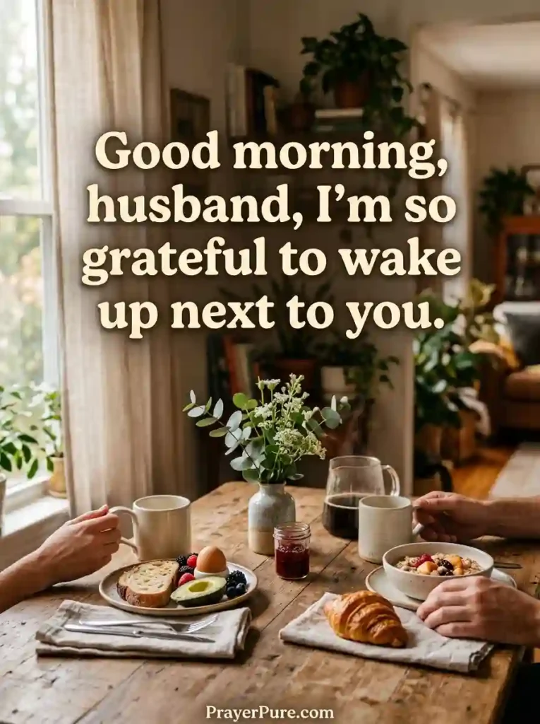 Good Morning Messages for a Husband