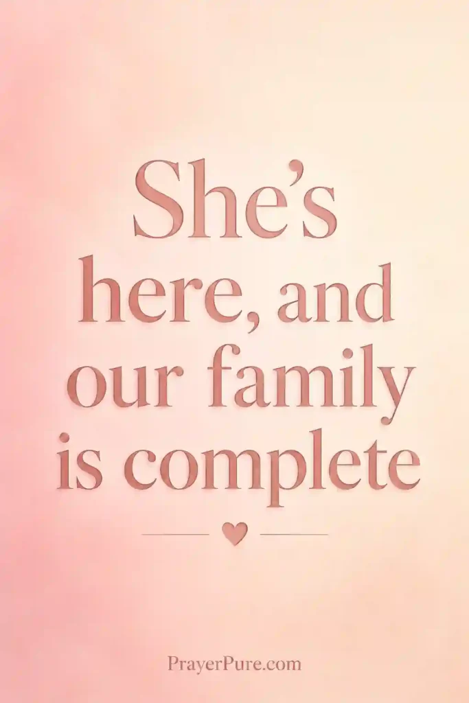 Newborn Baby Girl Announcement Captions