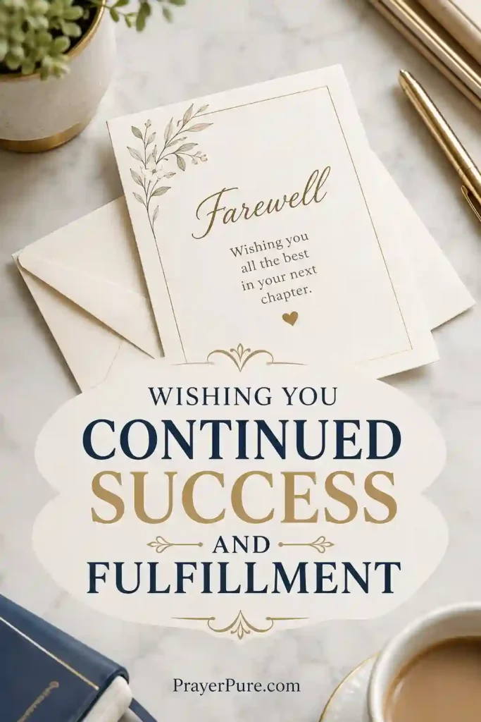 Professional Farewell Messages
