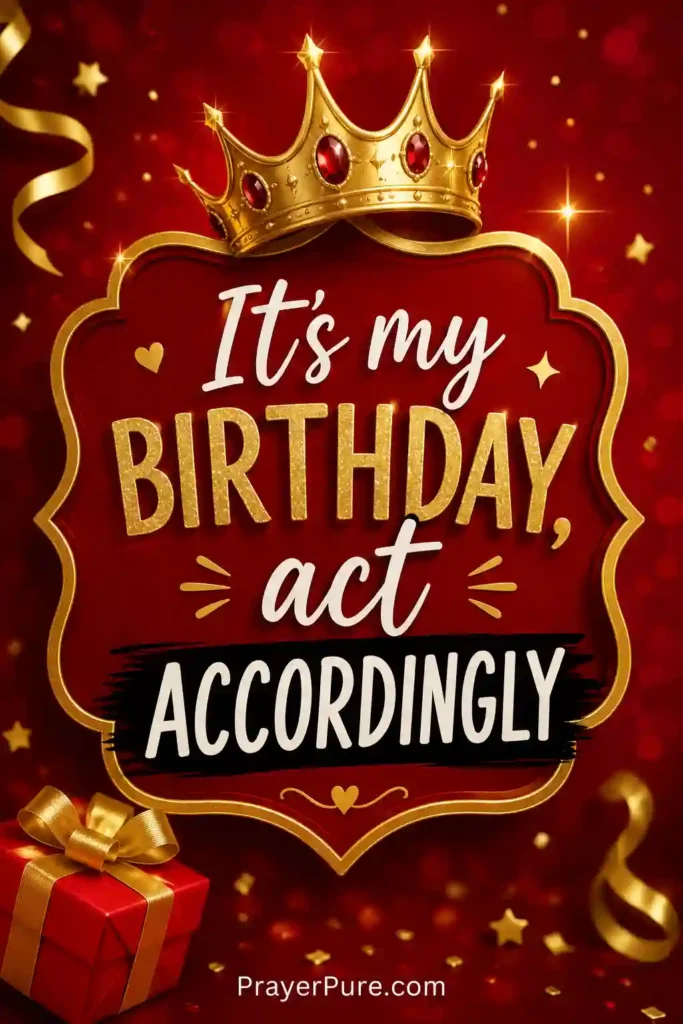 Sassy & Savage Funny Birthday Captions for Yourself