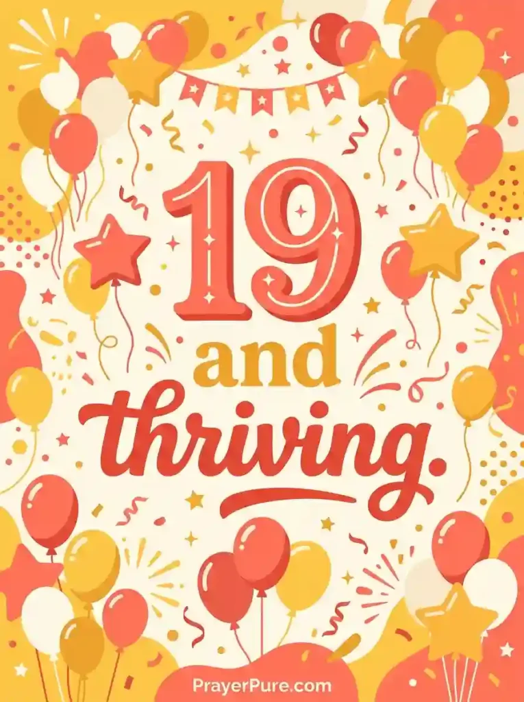 Short 19th Birthday Captions
