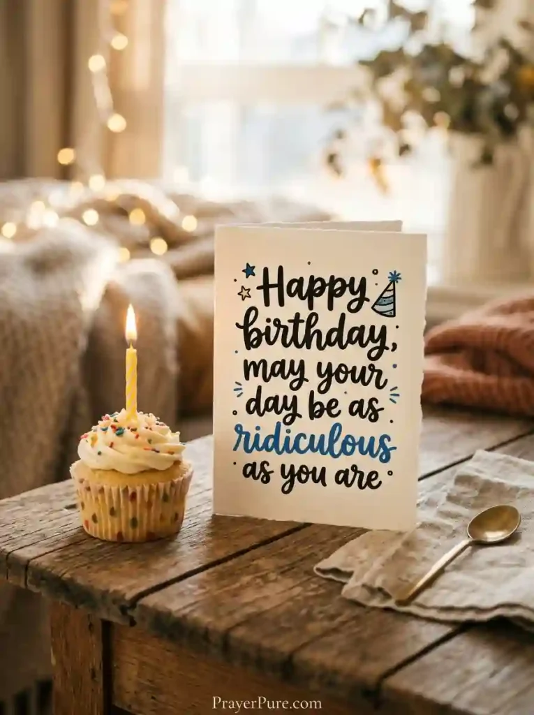 Short Funny Birthday Sayings for Cards