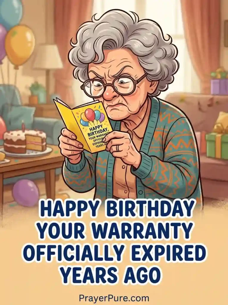 Short Funny Birthday Wishes About Getting Older