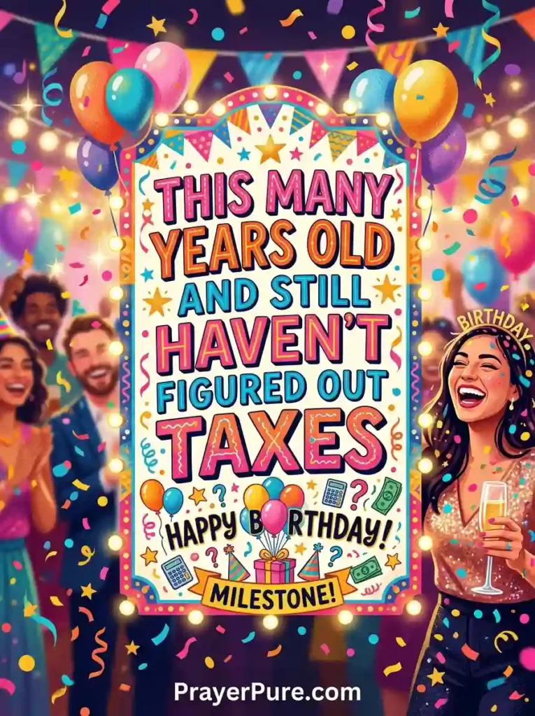 Short Funny Milestone Birthday Wishes