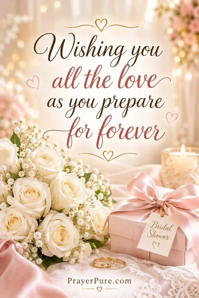 Short & Sweet Bridal Shower Wishes