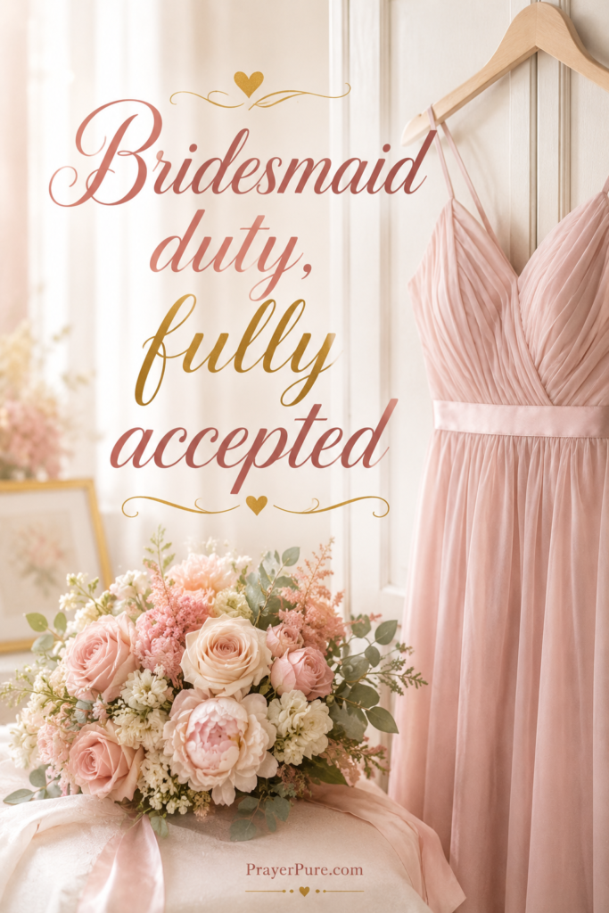 Short & Sweet Bridesmaid Captions