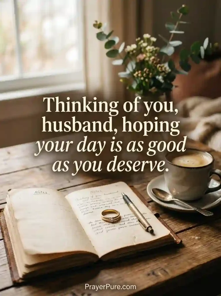 Short Thinking of You Quotes for Husband