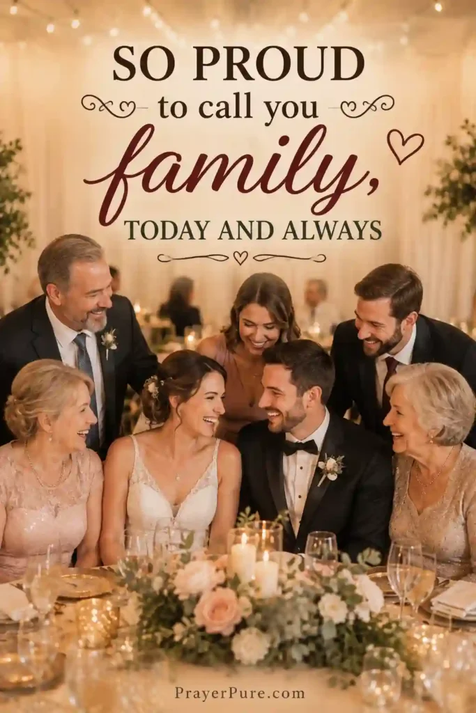 Short Wedding Messages for Family Members