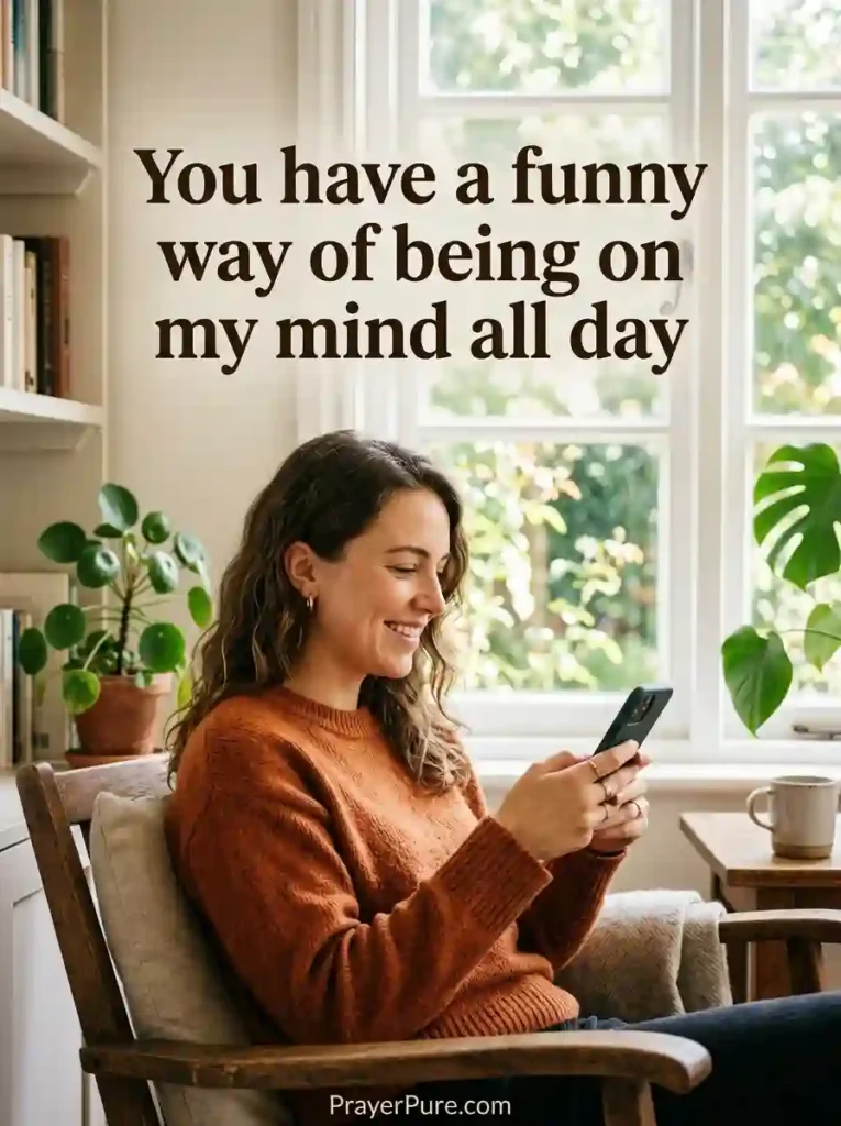 Sweet Thinking of You Messages for Him