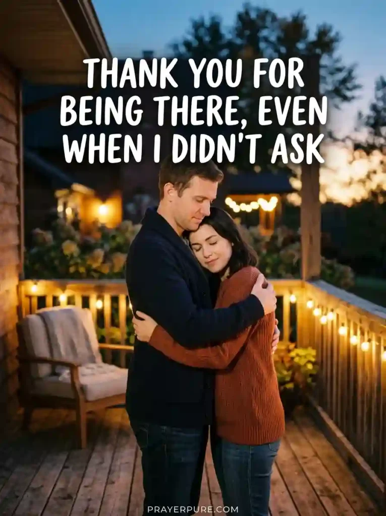 Thank You Messages for Him for Being There
