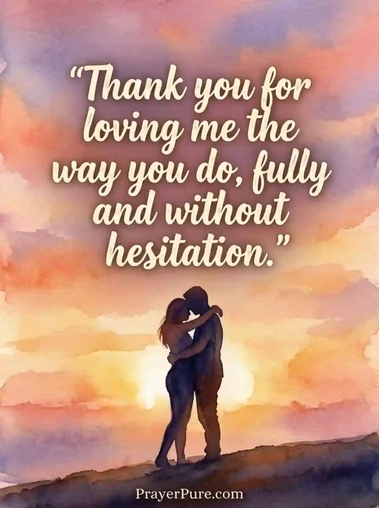 Thank You Messages for Him for His Love