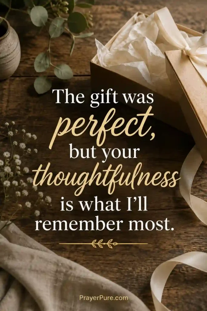 Thank You Messages for a Gift
