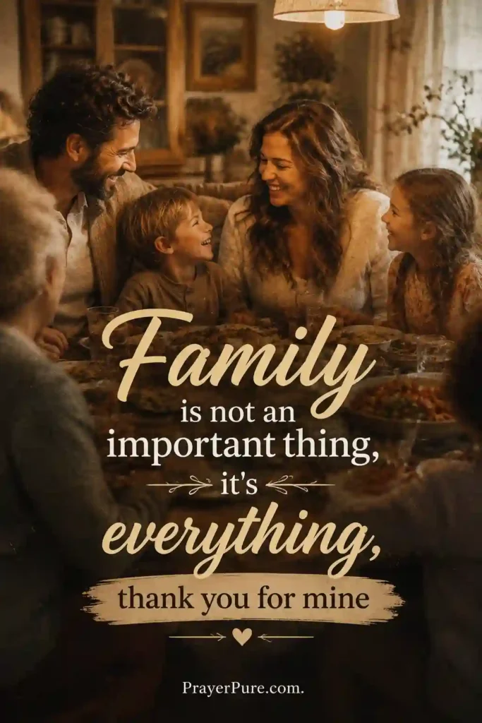 Thank You Quotes for Family