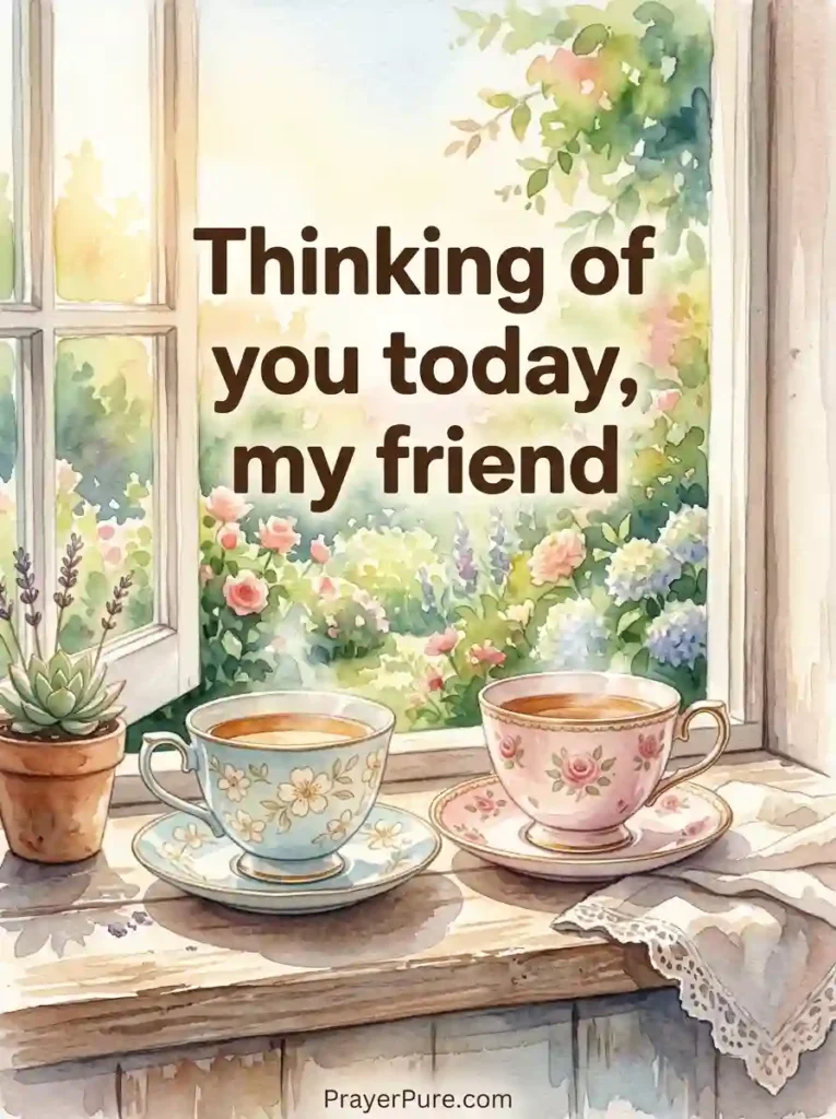 Thinking of You Messages for Friends to Share Today