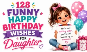 128 Funny Happy Birthday Wishes for Daughter