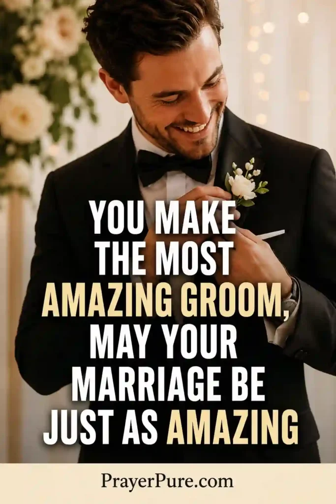 Wedding Card Messages for the Groom