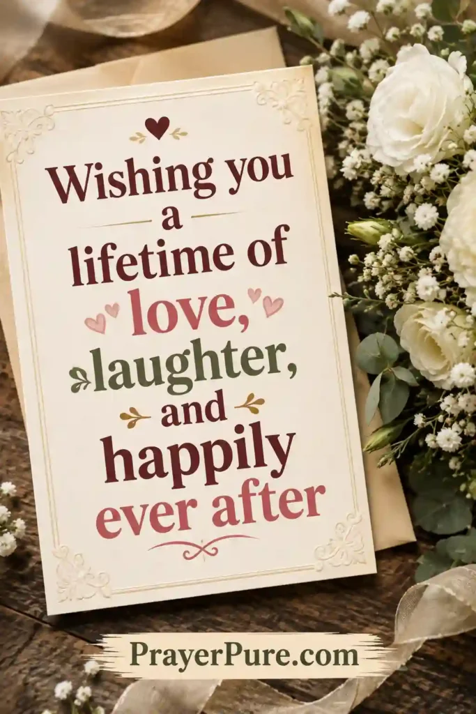 What to Write in a Wedding Card Examples