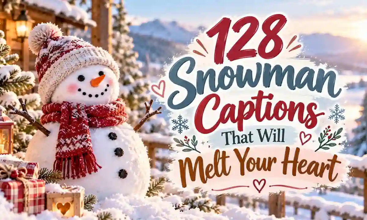 128 Snowman Captions That Will Melt Your Heart