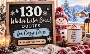 130 Winter Letter Board Quotes for Cozy Days