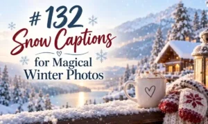 132 Snow Captions for Magical Winter Photos