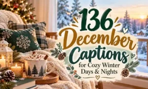 136 December Captions for Cozy Winter Days & Nights