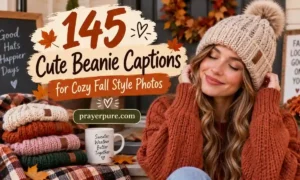 145 Cute Beanie Captions for Cozy Fall Style Photos