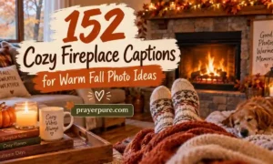 152 Cozy Fireplace Captions for Warm Fall Photo Ideas
