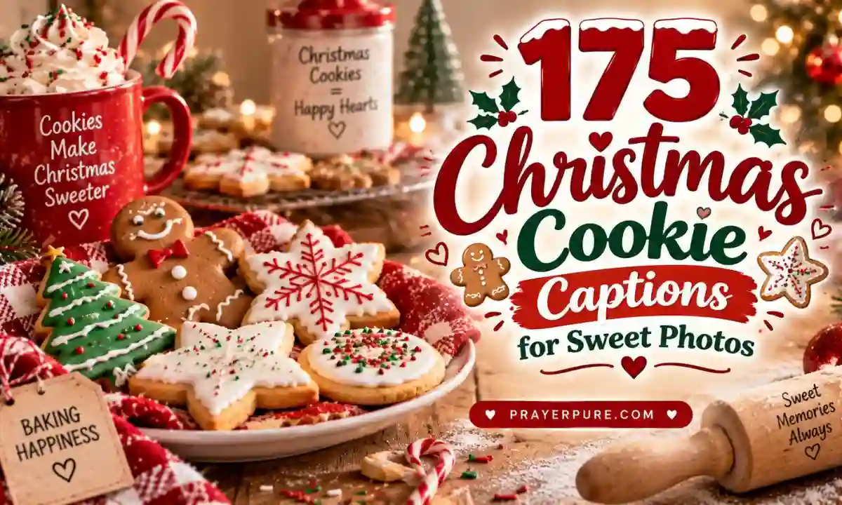 175 Christmas Cookie Captions for Sweet Photos