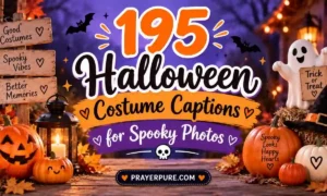 195 Halloween Costume Captions for Spooky Photos