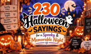230 Halloween Sayings for a Spooky & Memorable Night