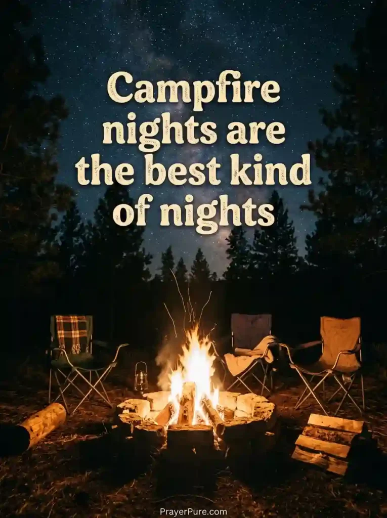 Camping Captions About Campfires