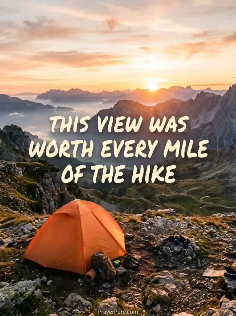 Camping Captions About Nature Views