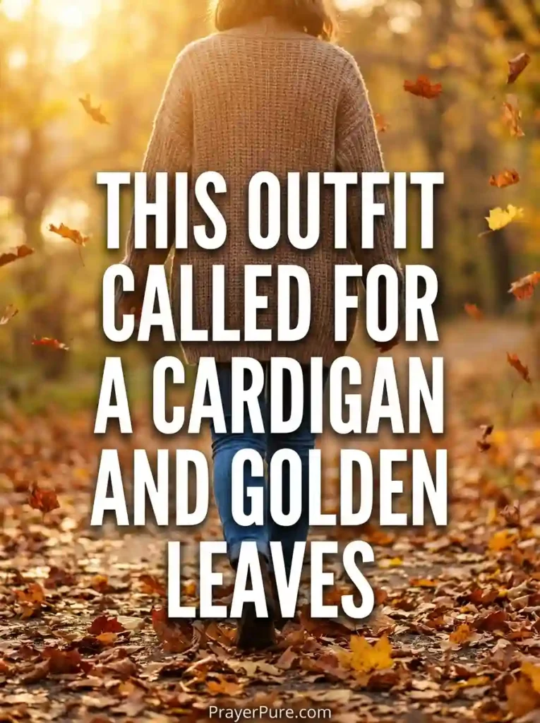 Cardigan Captions About Autumn Style