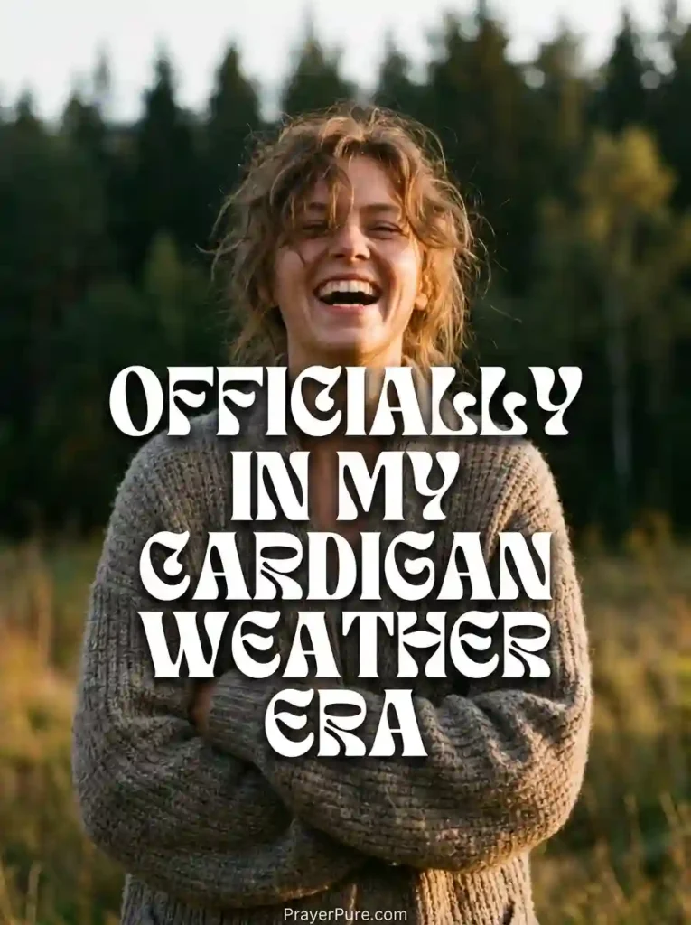 Cardigan Captions for Instagram
