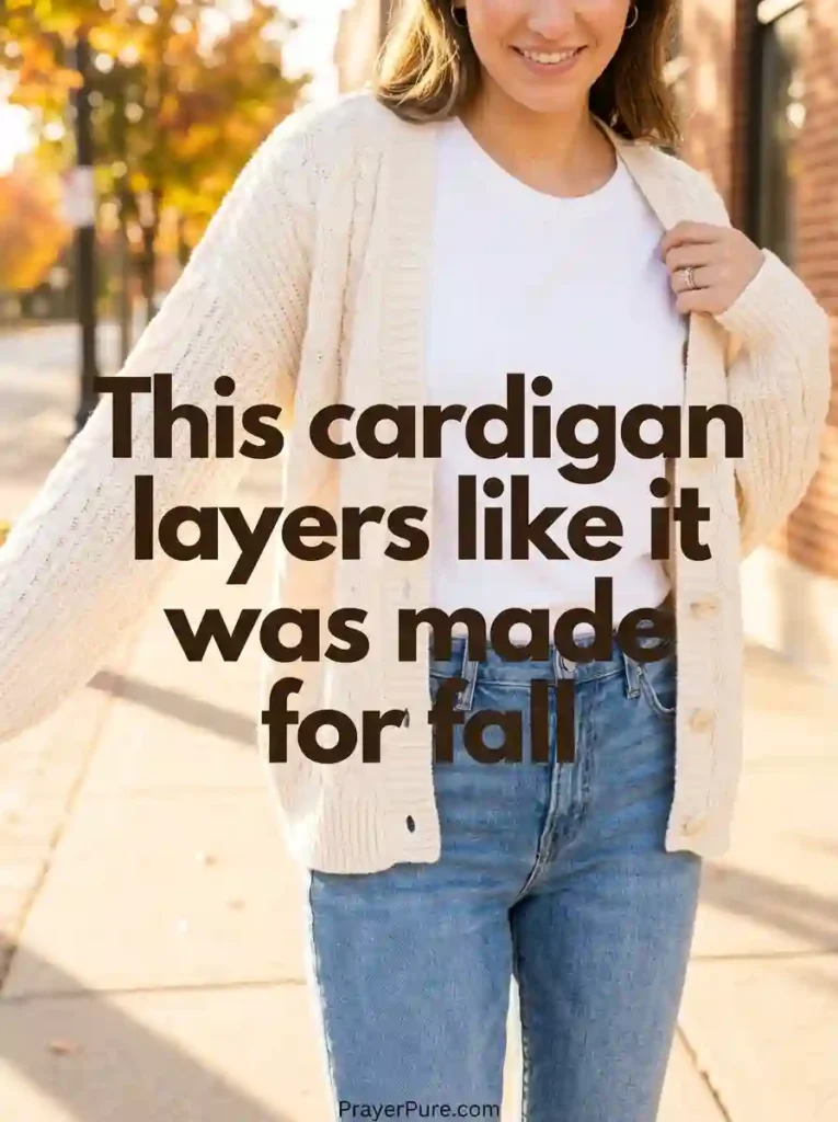 Cardigan Captions for Layering