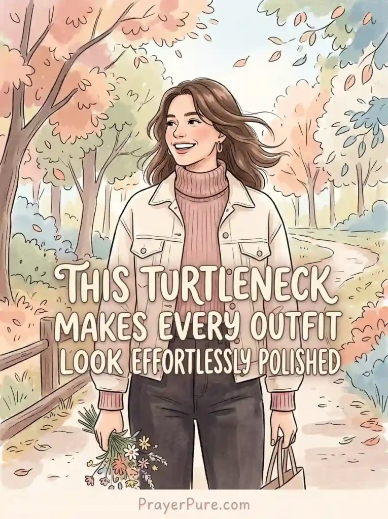 Chic Turtleneck Captions