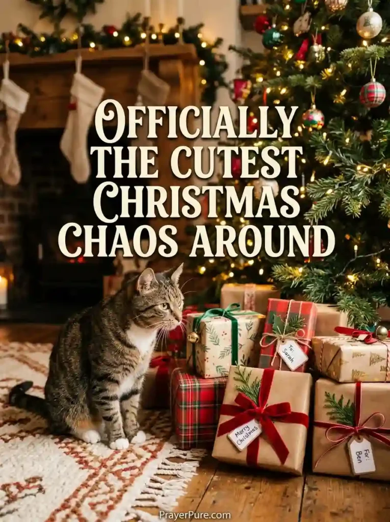 Christmas Cat Captions for Instagram