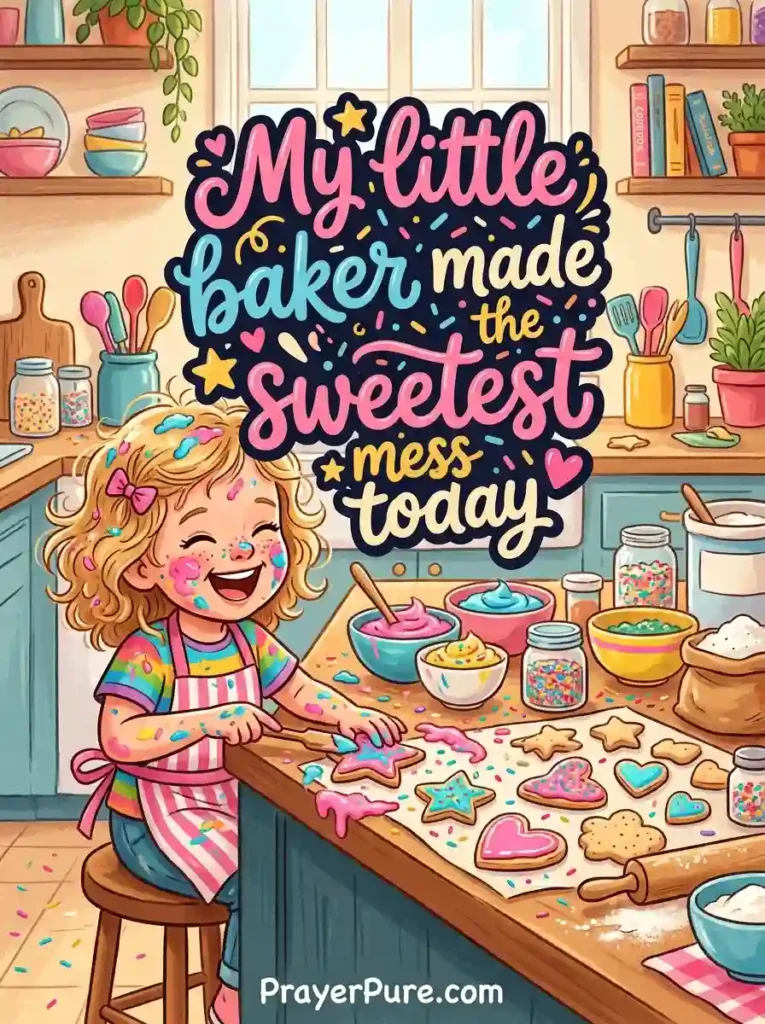 Christmas Cookie Captions for Kids
